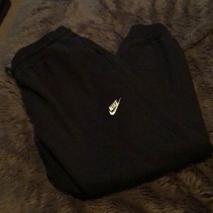 XXL Black Tapered Sweatpants